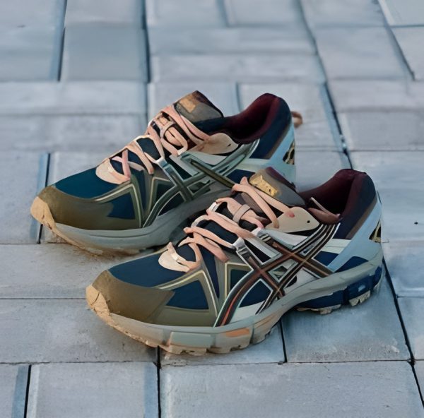 Asics Gel Kahana Dark Blue Brown Sneakers